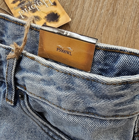 NWT Hybrid & Company Womens Jeans Straight Leg Blue - Picture 4 of 6